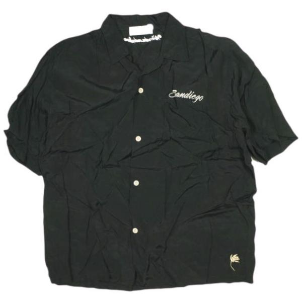 WIND AND SEA ウィンダンシー 日本製 Sandiego レーヨンオープンカラーシャツ L...