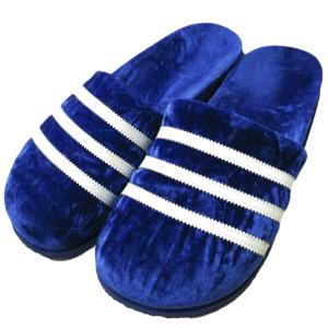 adidas アディダス 23SS ADIMULE SLIDES アディミュールサンダル GY2556 US9(27.5cm) BLUSLD/FTWWHT/BLUSLD ベロア ベルベット g15149｜looponline