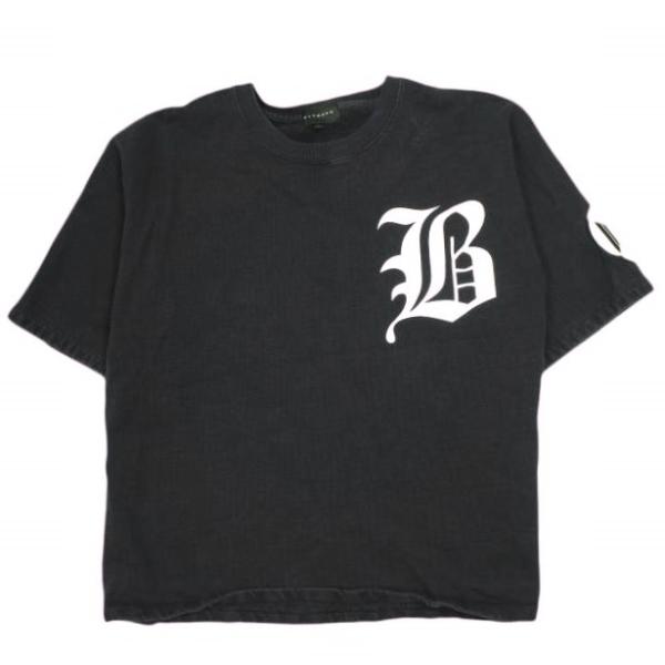 BUCCA 44 ブッカフォーティーフォー Bロゴ オーバーサイズショートスリーブスウェット BU1...