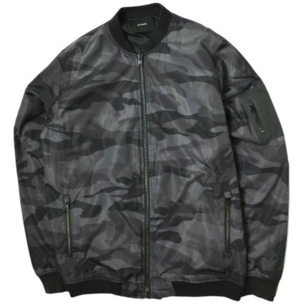 STAMPD スタンプド Camouflage Tech Zip Bomber Jacket カモフ...