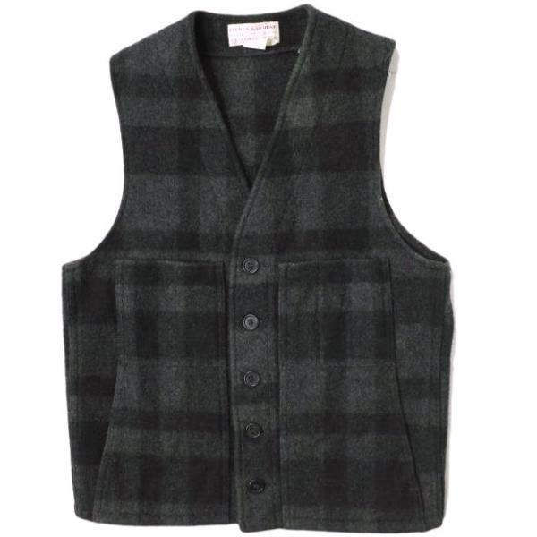 FILSON フィルソン アメリカ製 00s Mackinaw Wool Vest 20P マッキノ...