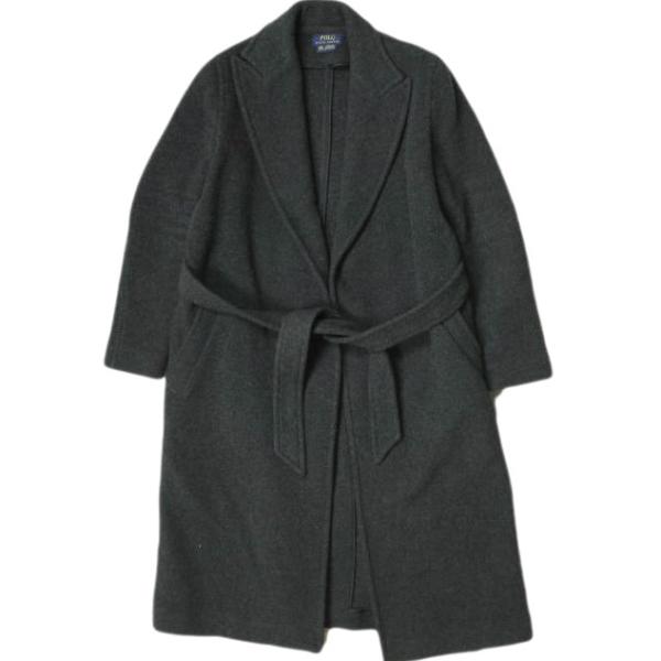 POLO RALPH LAUREN ポロ・ラルフローレン ウールブレンド ラップコート 211769...