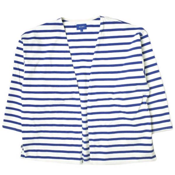 BEAMS ビームス 22SS カットオフカーディガン 11-03-0140-458 S WHITE...