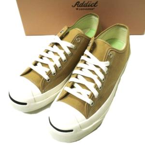 新品 CONVERSE ADDICT コンバースアディクト 23AW JACK PURCELL CANVAS ジャックパーセル キャンバス 1AD672 US8(26.5cm) CAMEL g15706