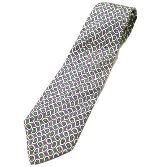 Polo by Ralph Lauren ポロバイラルフローレン アメリカ製 ペイズリーシルクネクタ...