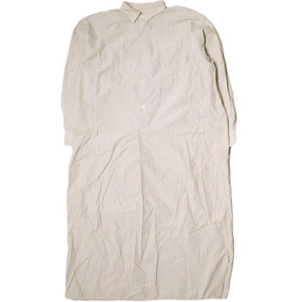 COMOLI コモリ 日本製 コットンシャツワンピース M01-02013 0 ORANGE STR...