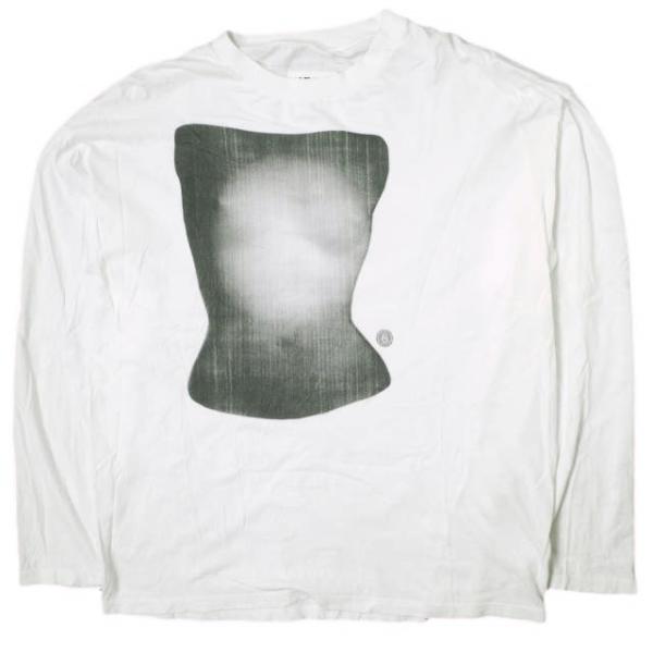 MM6 メゾンマルジェラ 22AW ユニセックス オーバーサイズロングスリーブTシャツ カットソー ...