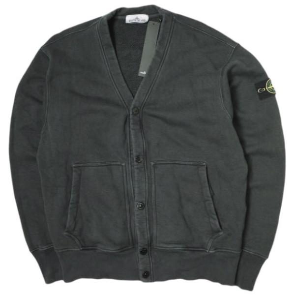 STONE ISLAND ストーンアイランド 23AW スウェットVネックカーディガン 791566...