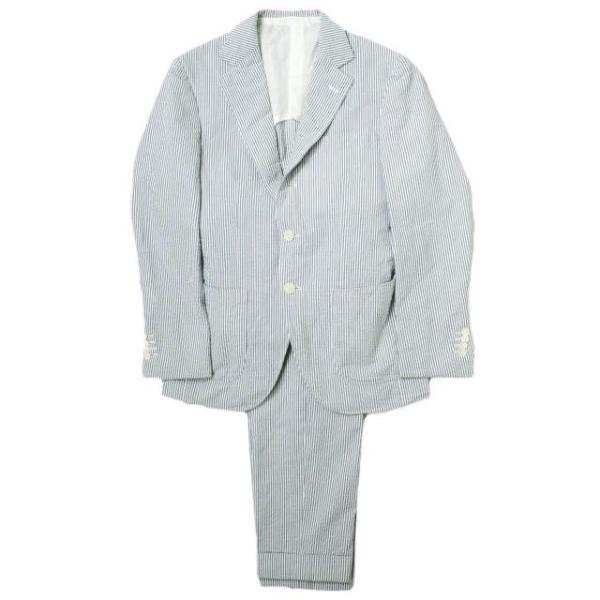 BEAMS F ビームスエフ 21SS 日本製 LUIGI ZANIERI SEERSUCKER S...