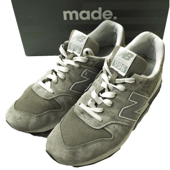 NEW BALANCE ニューバランス アメリカ製 M996 MADE IN USA M996GY ...