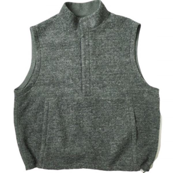 STILL BY HAND スティルバイハンド 23AW 日本製 ウールパイルプルオーバーベスト V...