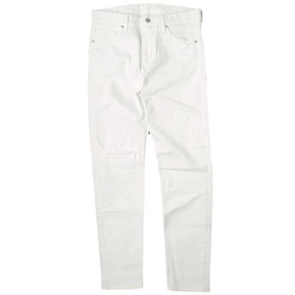 新品 e JEANS イージーンズ SLIM STRAIGHT 岡山児島 ダメージ加工 スキニーデニ...