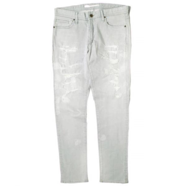 新品 e JEANS イージーンズ TAPERED 岡山児島 クラッシュ加工 テーパードデニムパンツ...