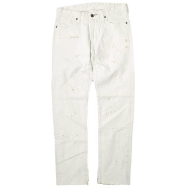 新品 e JEANS イージーンズ 岡山児島 ペイント加工 ストレッチスキニーデニムパンツ e-80...