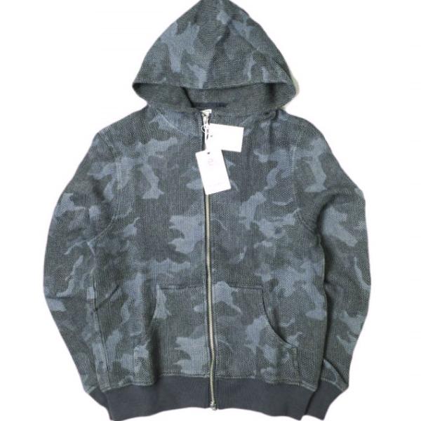新品 e JEANS イージーンズ HONEYCOMB ZIP HOODIE 岡山児島 ハニカム ジ...
