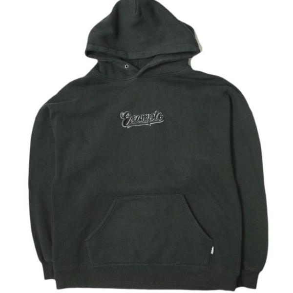 EXAMPLE エグザンプル LOGO HOODIE ロゴ刺繍 スウェットプルオーバーパーカー XX...