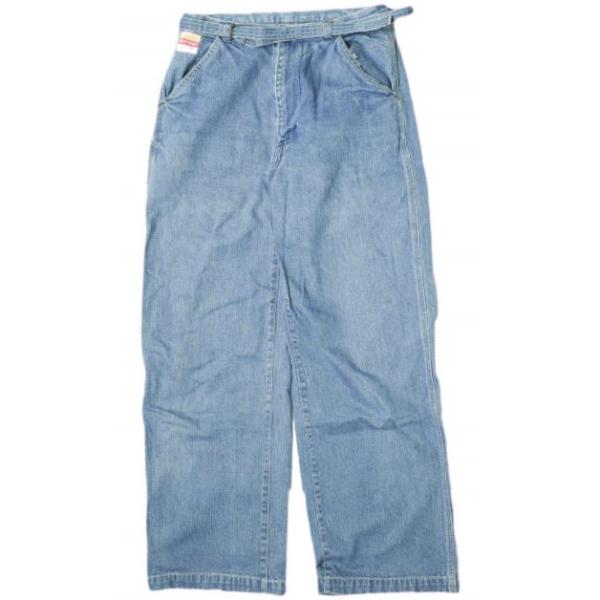 PAYDAY ペイデイ ベルテッドデニムパンツ PD-008PT 32 Indigo PAY-DAY...