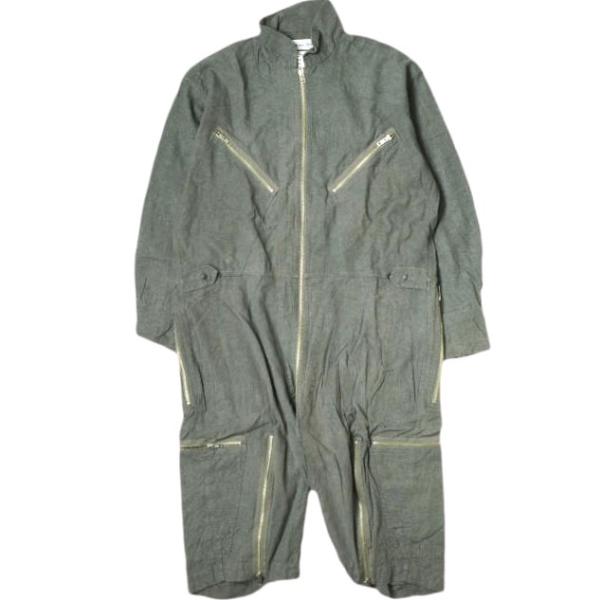 SEAN NISH ショーンニッシュ 日本製 ALL IN ONE ZIP シルクリネン ジャンプス...