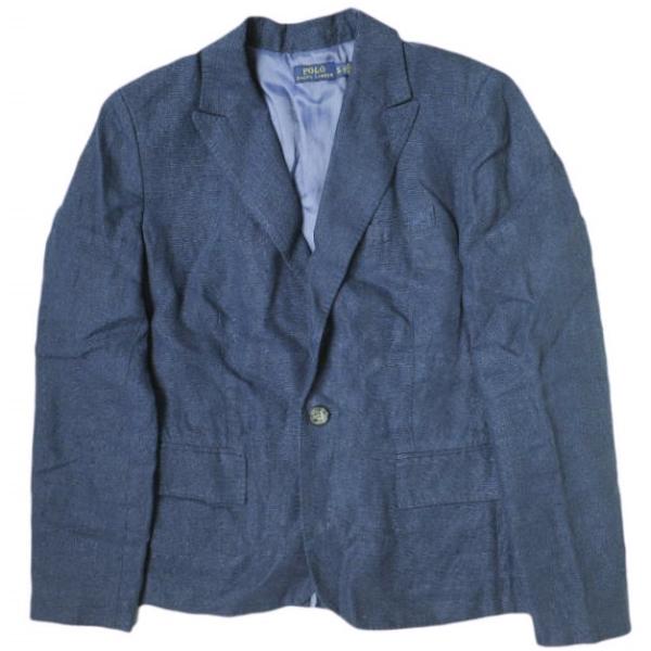 POLO RALPH LAUREN ポロ・ラルフローレン リネン シングルボタン ブレザー 2117...