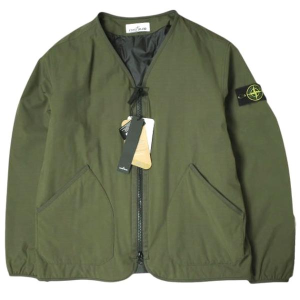 STONE ISLAND ストーンアイランド 23AW NO COLLAR JACKET 中綿ライナ...