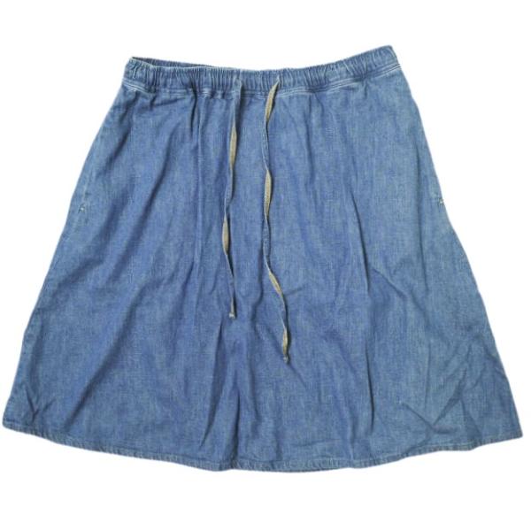 orslow オアスロウ 日本製 ライトオンス デニムイージースカート 1 Indigo ボトムス ...