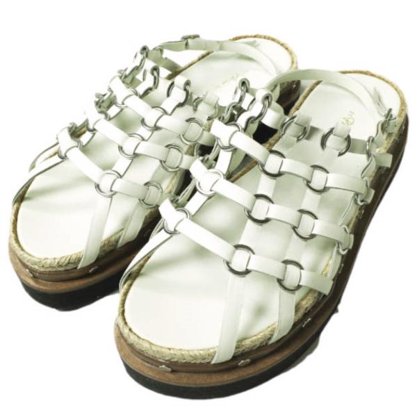 3.1 Phillip Lim スリーワン フィリップリム イタリア製 レザーストラップ プラットフ...