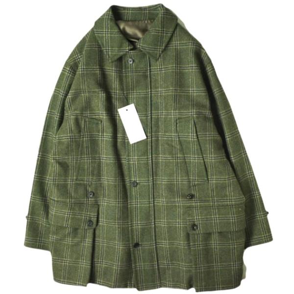 A.PRESSE アプレッセ 23AW 日本製 Hunting Half Coat ハンティングハー...