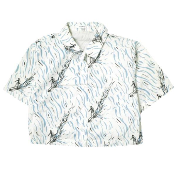 CARVEN カルヴェン カルベン サーフプリント ショートスリーブシャツ 415 H94 38 W...