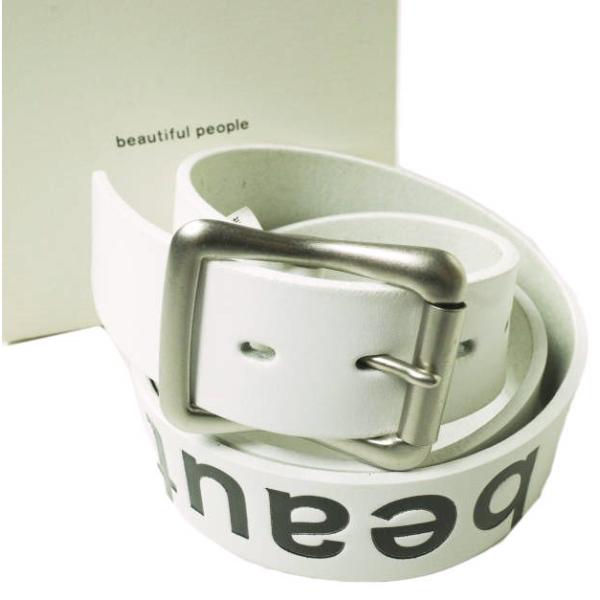 新品 beautiful people ビューティフルピープル 日本製 ビッグロゴ＆アロープリントベ...