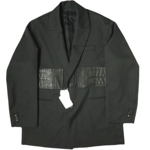 新品 stein シュタイン 23AW OVERSIZED LEATHER CORSETED JAC...