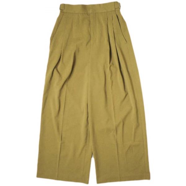 ADAM ET ROPE アダムエロペ 23AW サステナブル 2タックワイドスラックス GAS23...