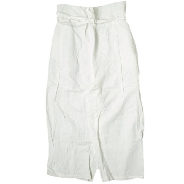 ENFOLD エンフォルド ハイウエストベルテッドワイドパンツ 300AS231-2510 36 W...