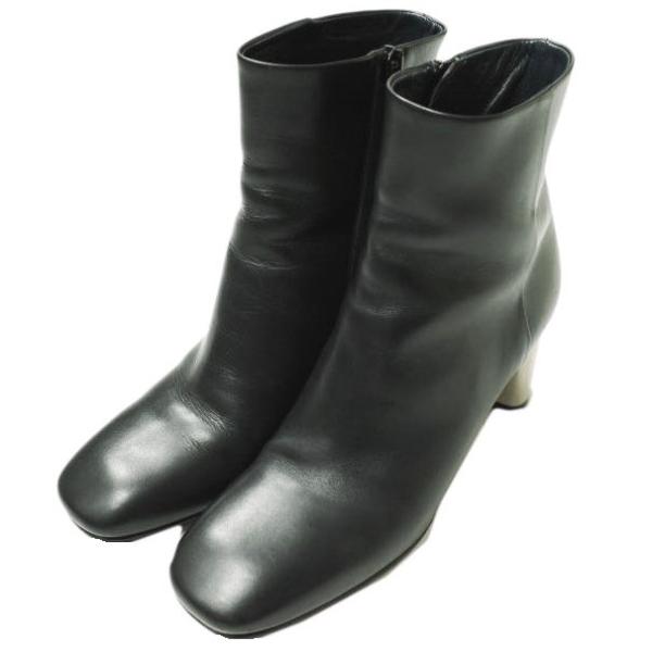 CELINE セリーヌ イタリア製 メタルヒールサイドジップブーツ 741 308 35(22cm)...