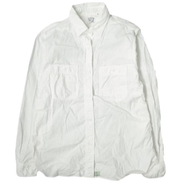 orslow オアスロウ 日本製 White Chambray Work Shirt シャンブレーワ...