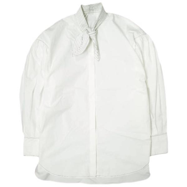 nano universe ナノユニバース LB.03 ステッチボウタイブラウス 669222031...