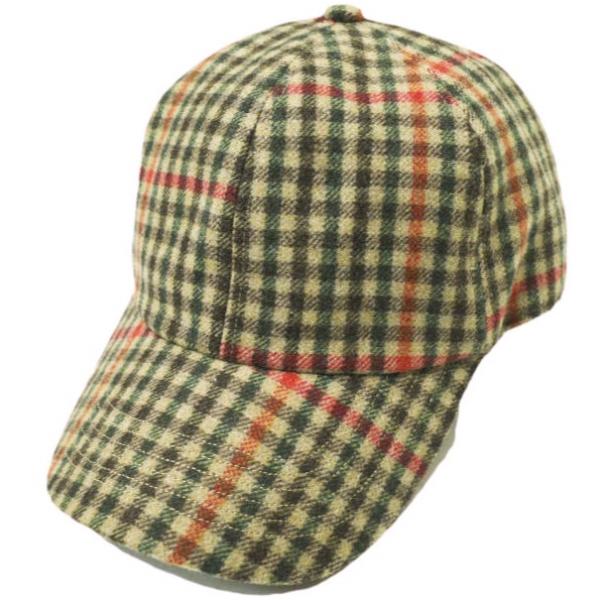 Bshop 078 CITE ビショップ ウールチェック6パネルキャップ B-H0137 CAP F...