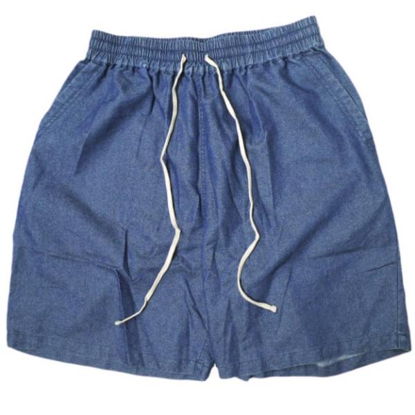 WHITELAND ホワイトランド WEB＆DEPOT限定 OWL/DENIM SHORTS デニム...