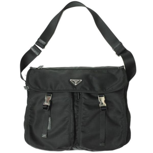 PRADA プラダ Vela Nylon Buckle Messenger Bag ヴェラナイロン ...