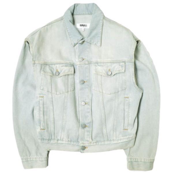 MM6 メゾンマルジェラ 19SS OPEN SLEEVE DENIM CAPE JACKET オー...