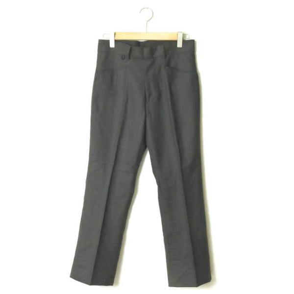 新品 bukht ブフト 18AW CLASSIC TROUSERS CHARCOAL PIN CH...