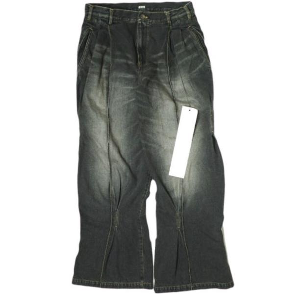 新品 KHOKI コッキ 25SS 日本製 Pleat-design denim pants プリー...