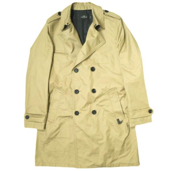 COACH コーチ コットンギャバジン トレンチコート F33778 L BEIGE 定価121,0...