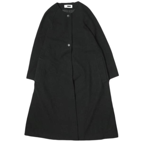 H BEAUTY＆YOUTH エイチ ビューティーアンドユース 日本製 ウールメルトン ベルテッドノ...