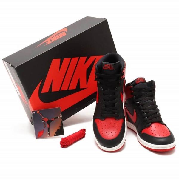 新品 NIKE ナイキ 25SS AIR JORDAN 1 HI 85 BRED 2025 エアジョ...