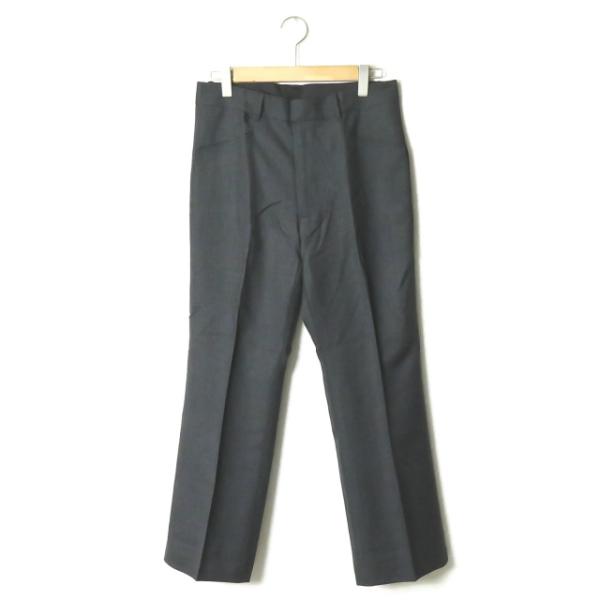 新品 bukht ブフト 18AW CLASSIC TROUSERS CHARCOAL PIN CH...