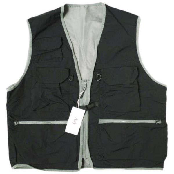 新品 Acy エイシー 24SS 2WAY UTILITY VEST リバーシブルユーティリティーベ...