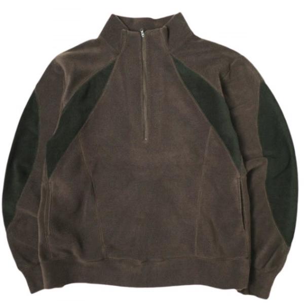 新品 OL (OUTLIERS)  オーエル 24AW SWITCHING FLEECE HALF ...