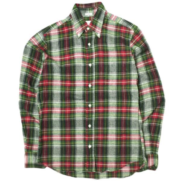 INDIVIDUALIZED SHIRTS インディビジュアライズドシャツ マドラスチェックコットン...