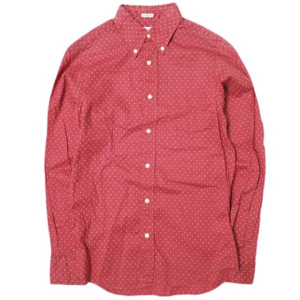 INDIVIDUALIZED SHIRTS インディビジュアライズドシャツ アメリカ製 ポルカドット...