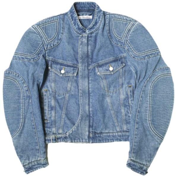新品 Acne Studios アクネストゥディオズ 24SS BIKER DENIM JACKET...
